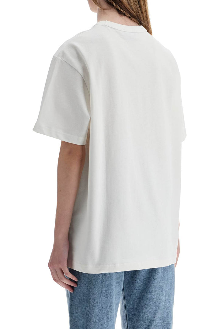 unisex boxy t-shirt in organic cotton white-3