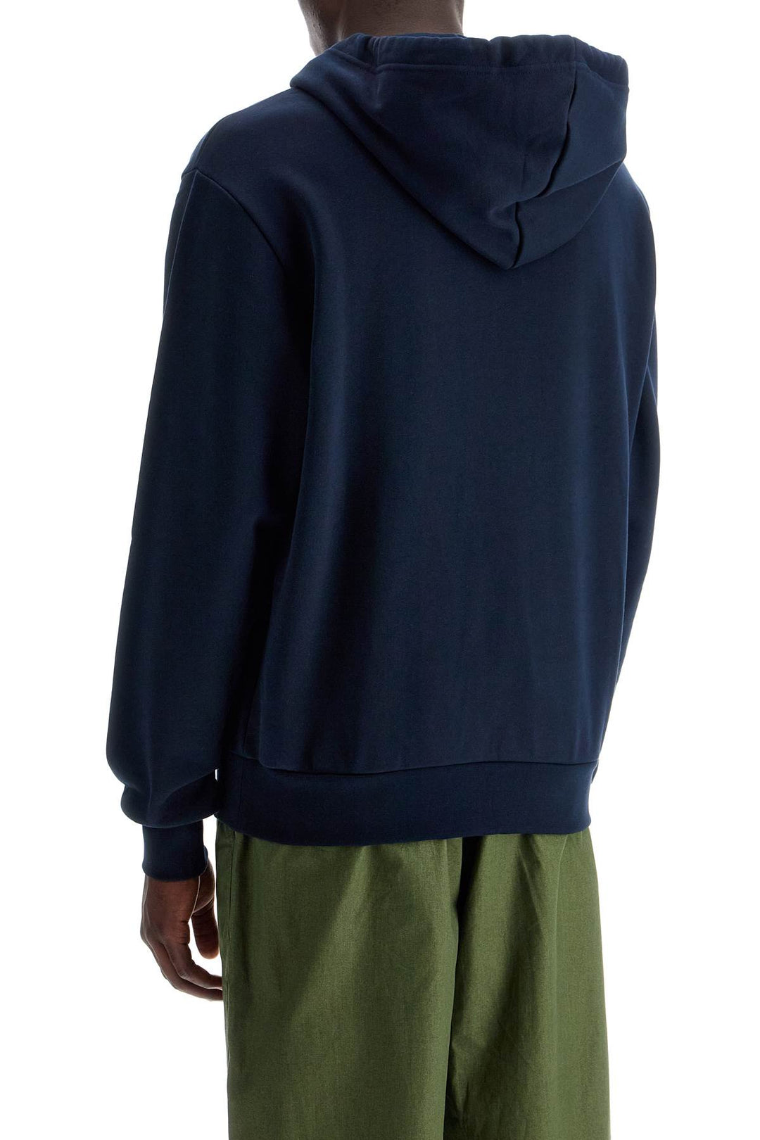 hooded sweatshirt with flocked-2