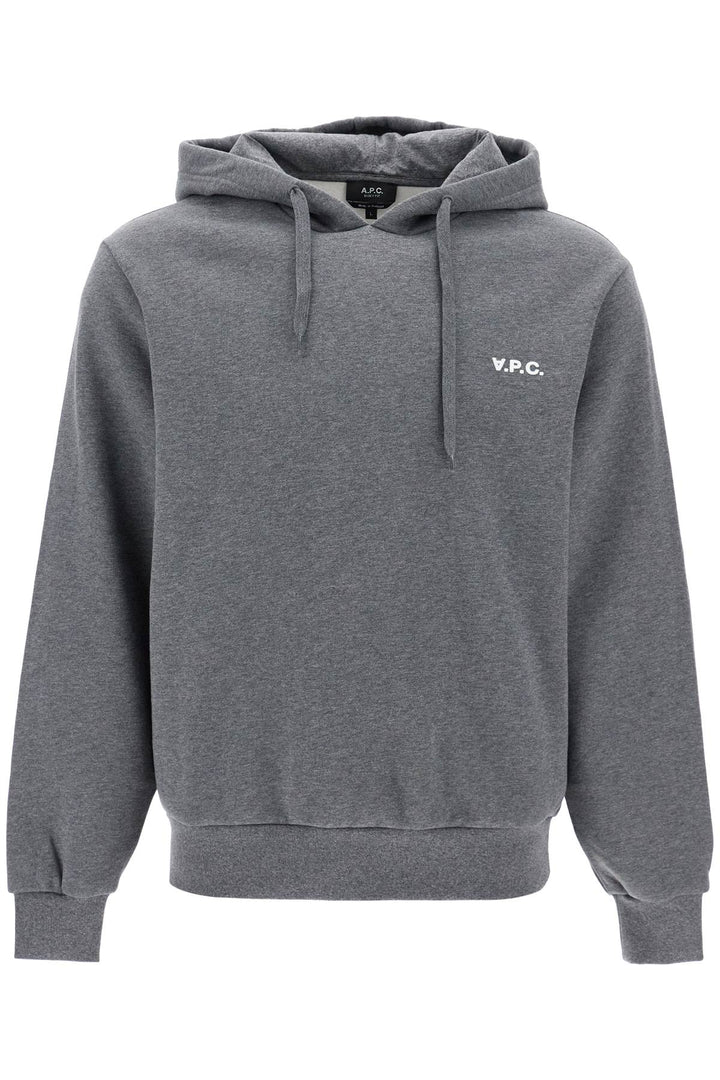 hooded sweatshirt with flocked-0