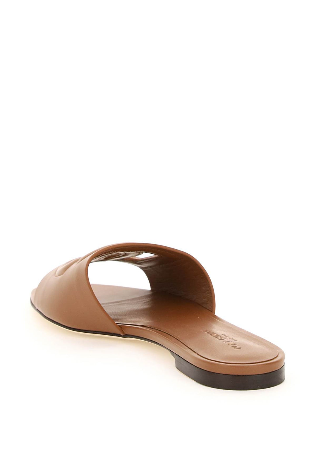 leather slides with cut-out logo-2