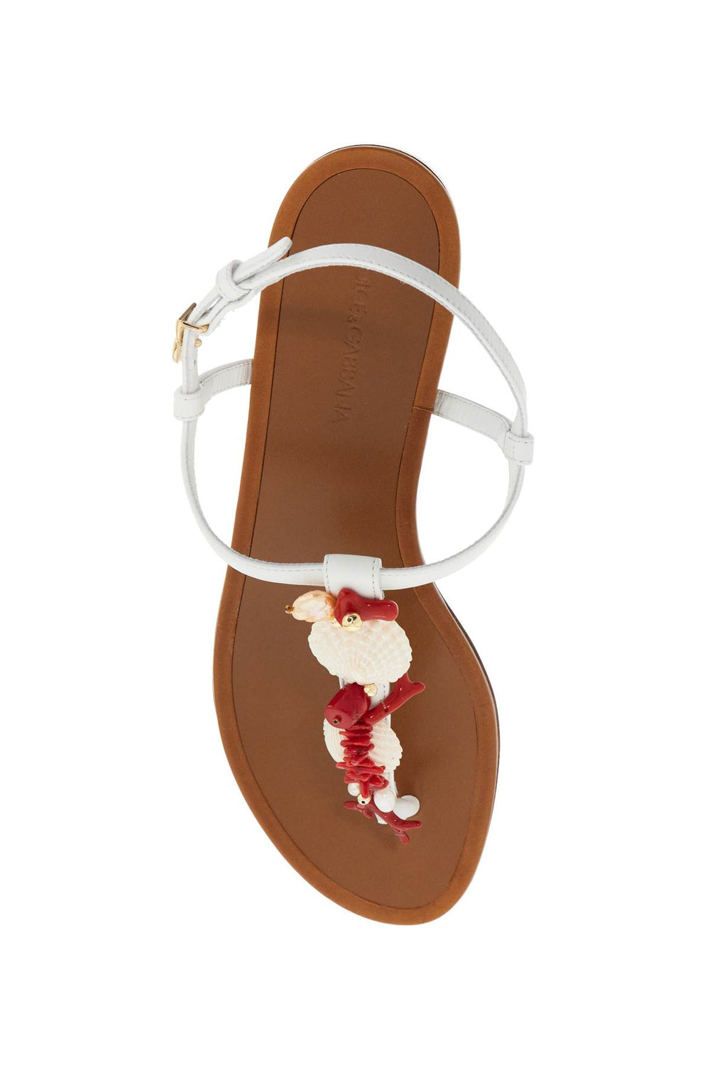 "nappa flip-flops with coral-1