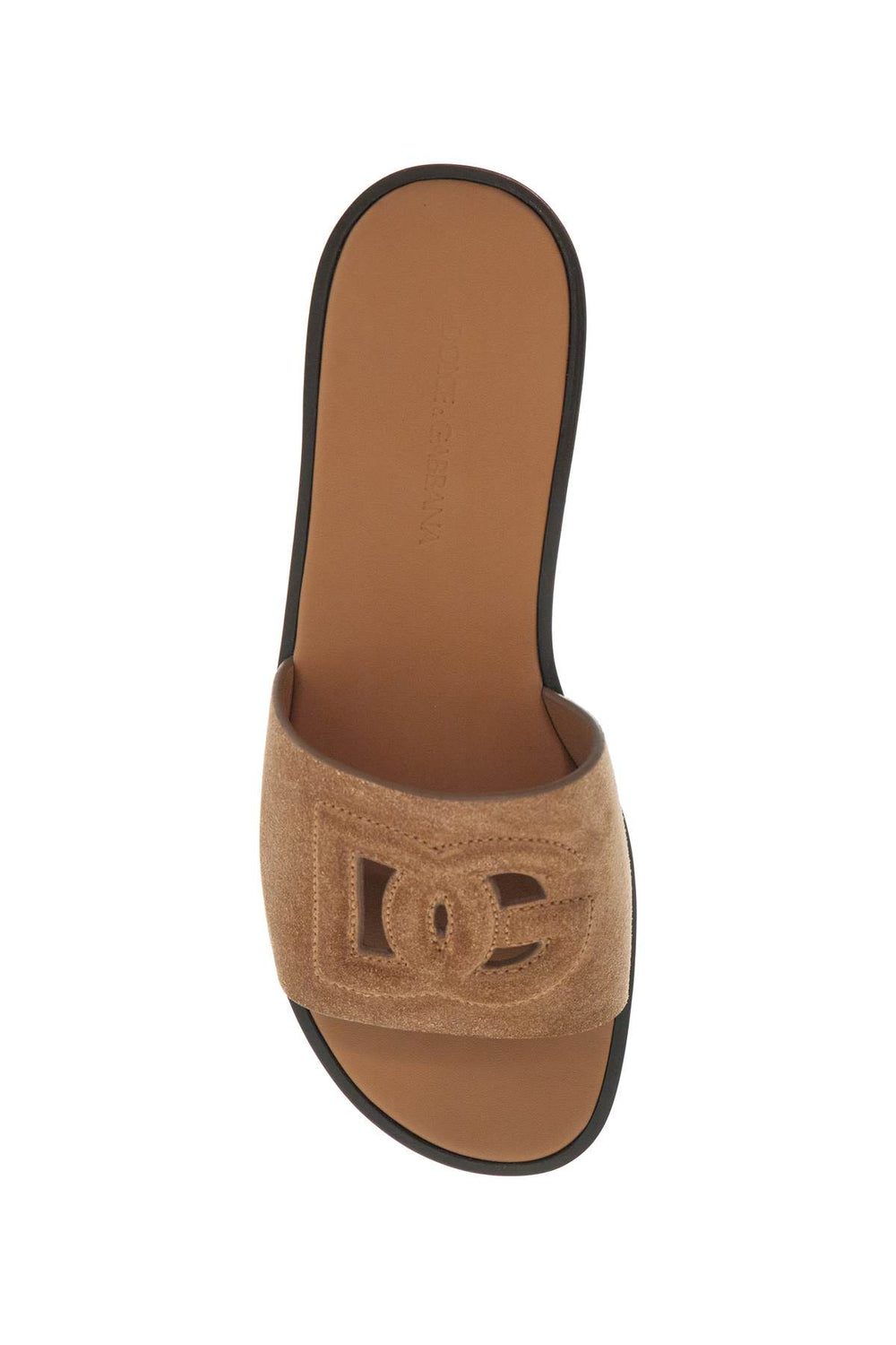 "dg logo suede slides for stylish-1