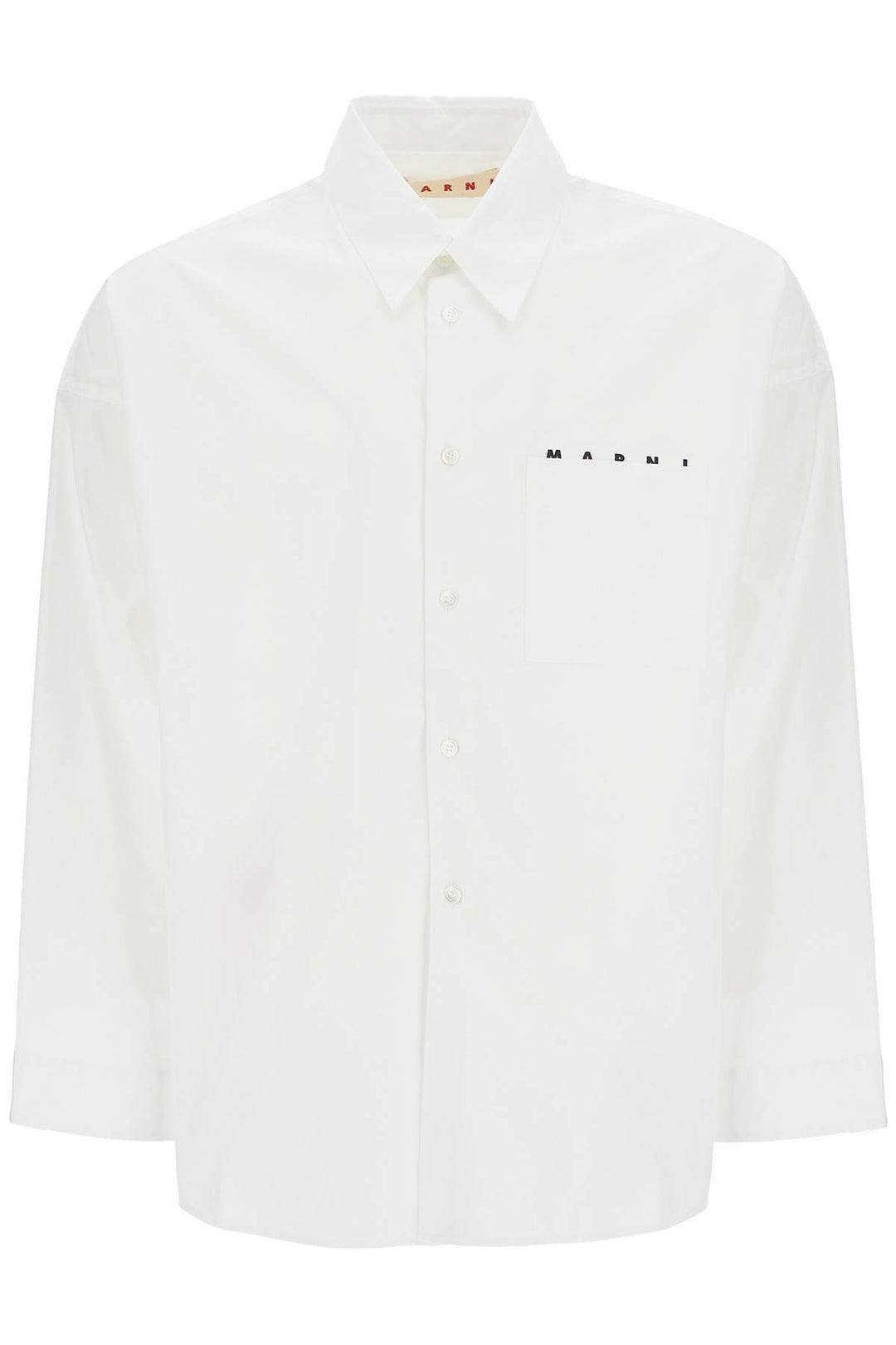 boxy shirt with pocket detail-0