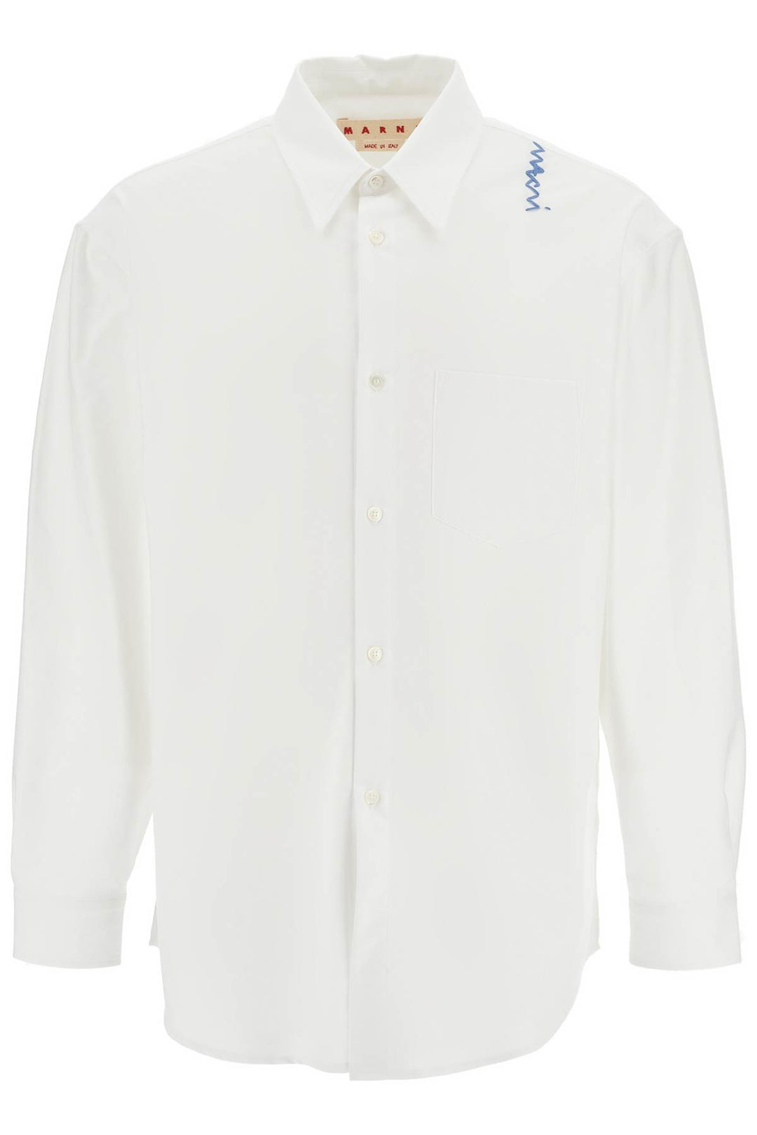 "oxford shirt with pocket detail-0