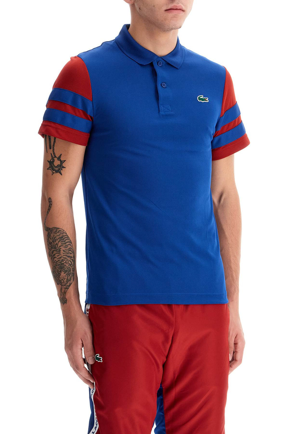 ultra-dry color block sports polo-1