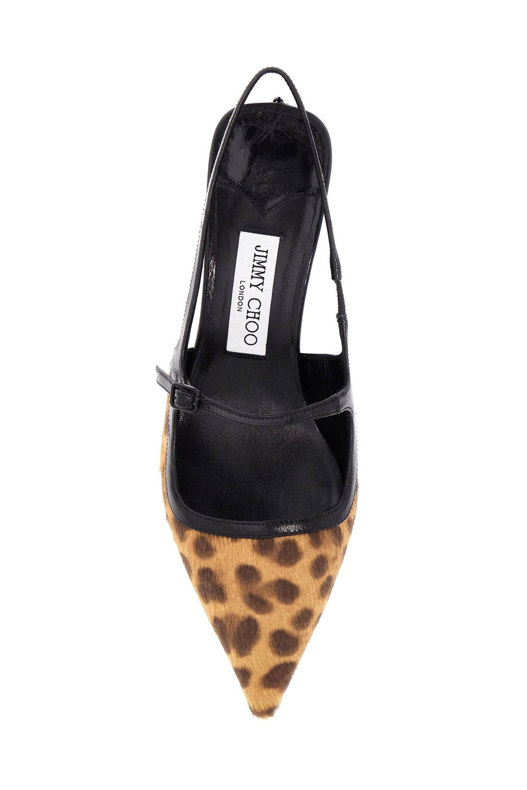 leopard print leather pumps with 45mm heel and pointed toe-1