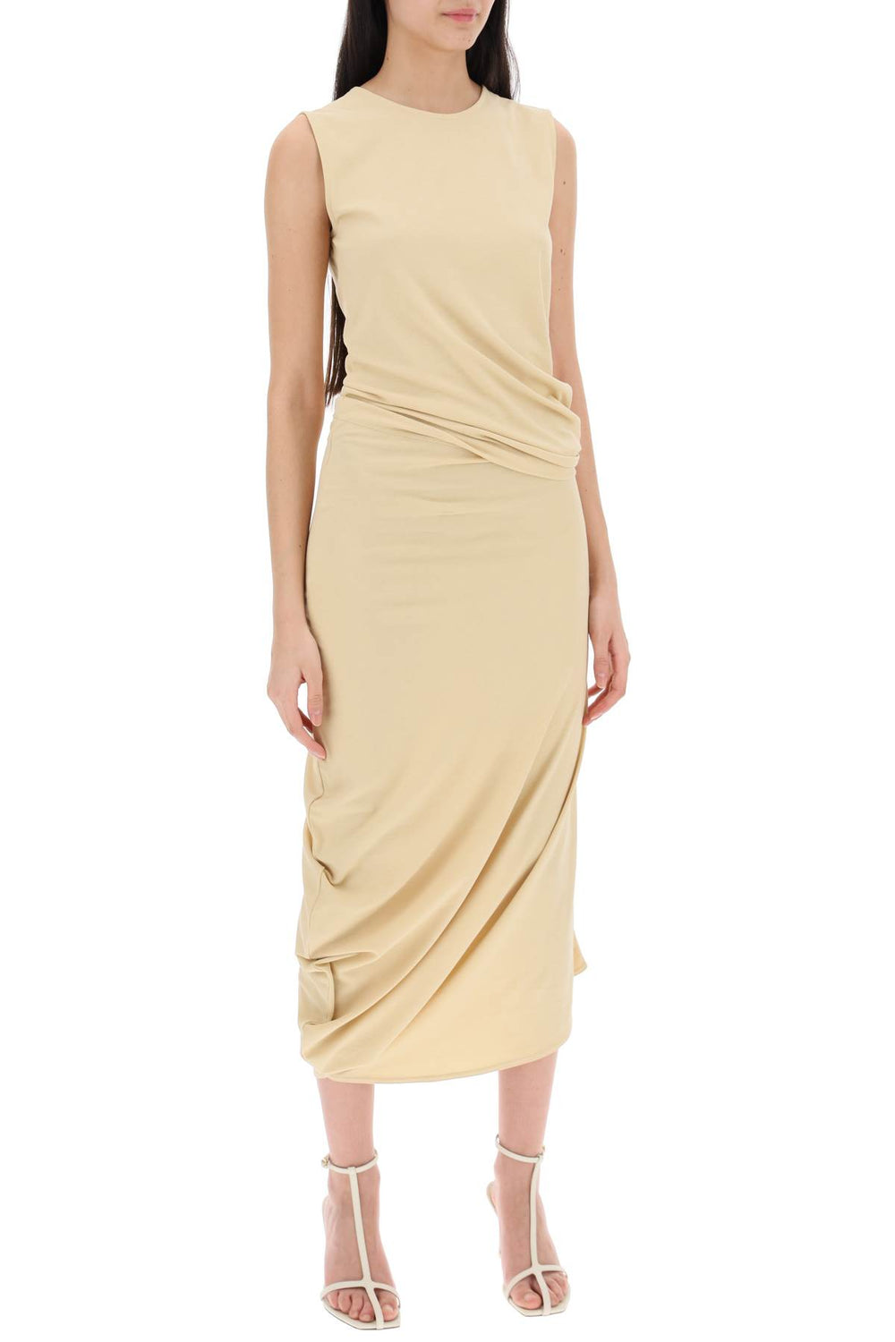 twisted midi dress-1