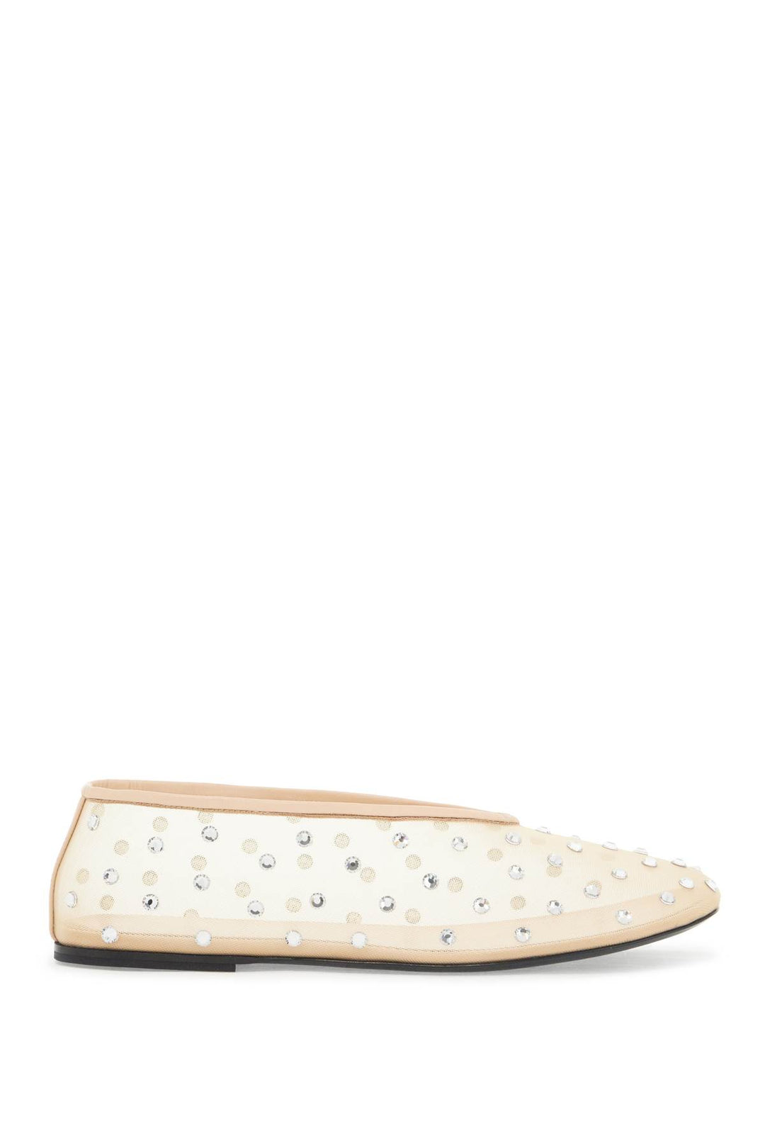 marcy mesh ballet flats with swarovski crystals-0