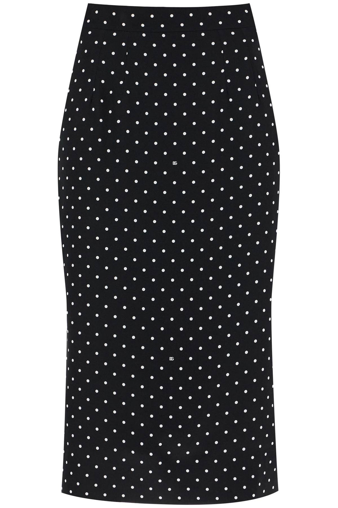 stretch charmeuse pencil skirt-0