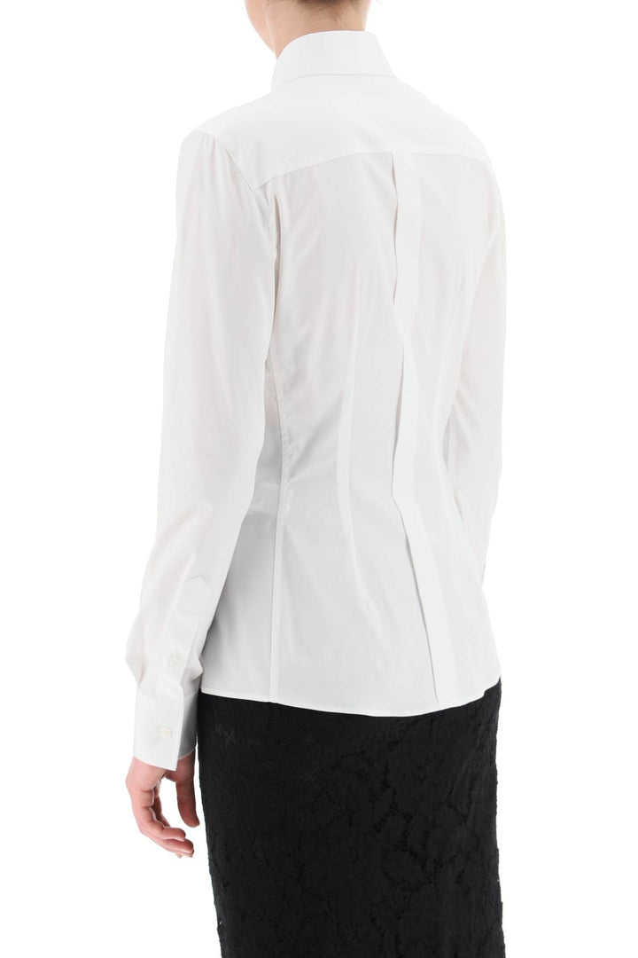 slim-fit stretch poplin shirt-2