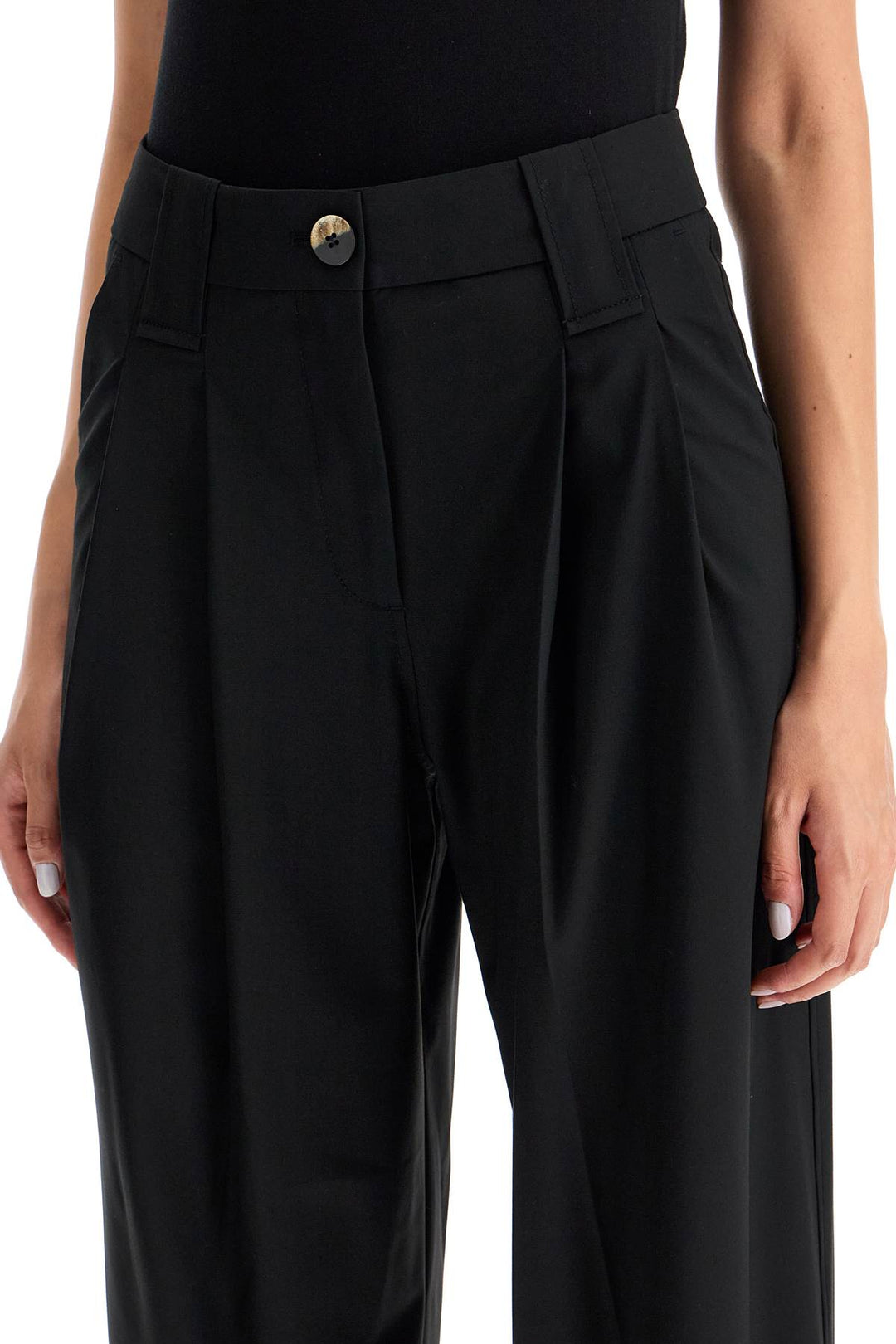 double pleat fluid trousers-3