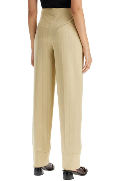 striped tapered trousers-2