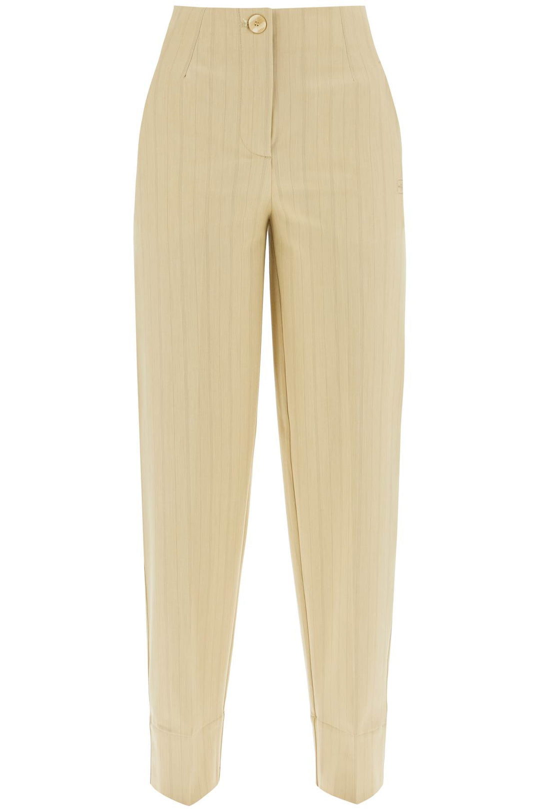 striped tapered trousers-0