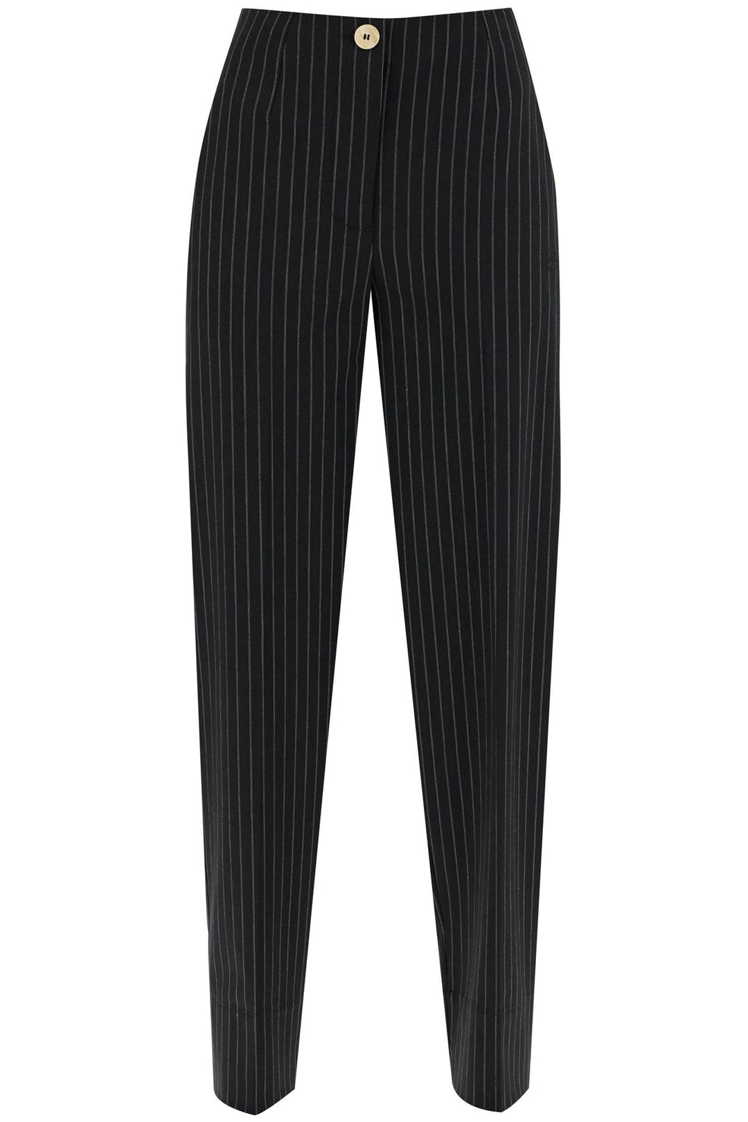 striped tapered trousers-0