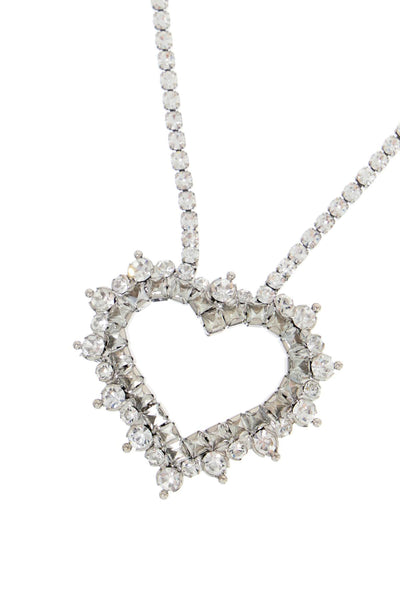 necklace with heart pendant-2