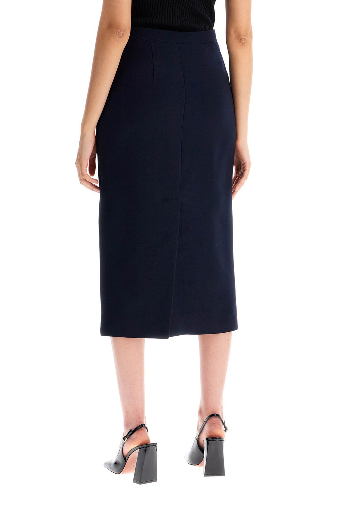 "virgin wool midi skirt"-2