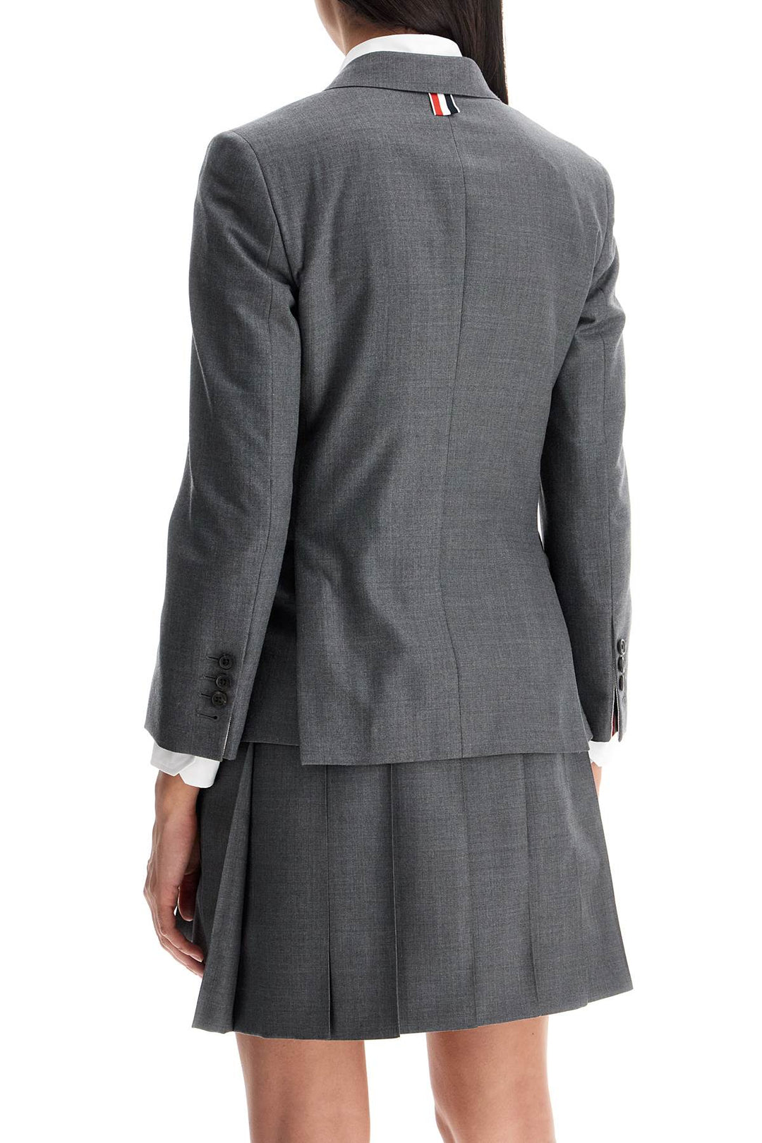 wool twill jacket in slim fit style-2