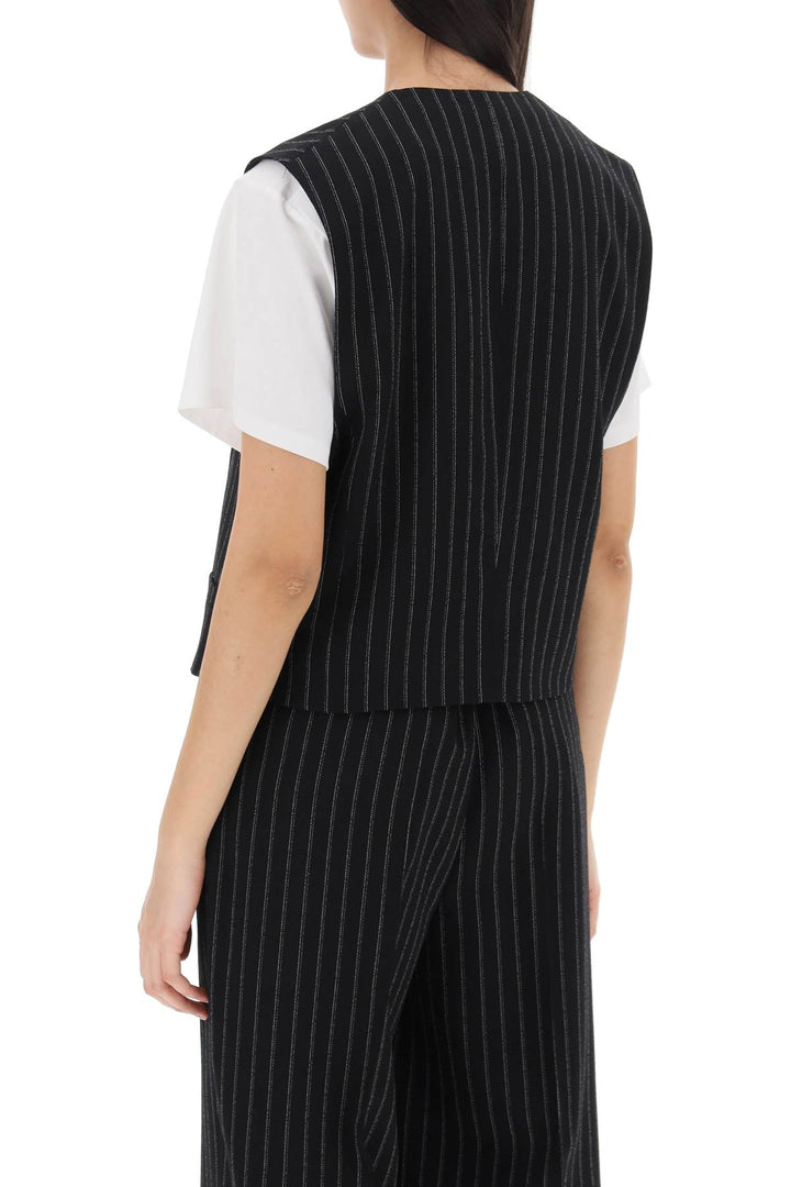 virgin wool pinstripe waistcoat-2