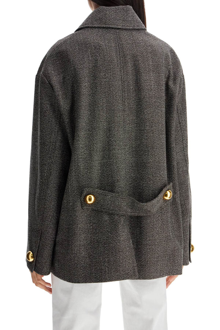 boxy wool and cotton blend jacket-2