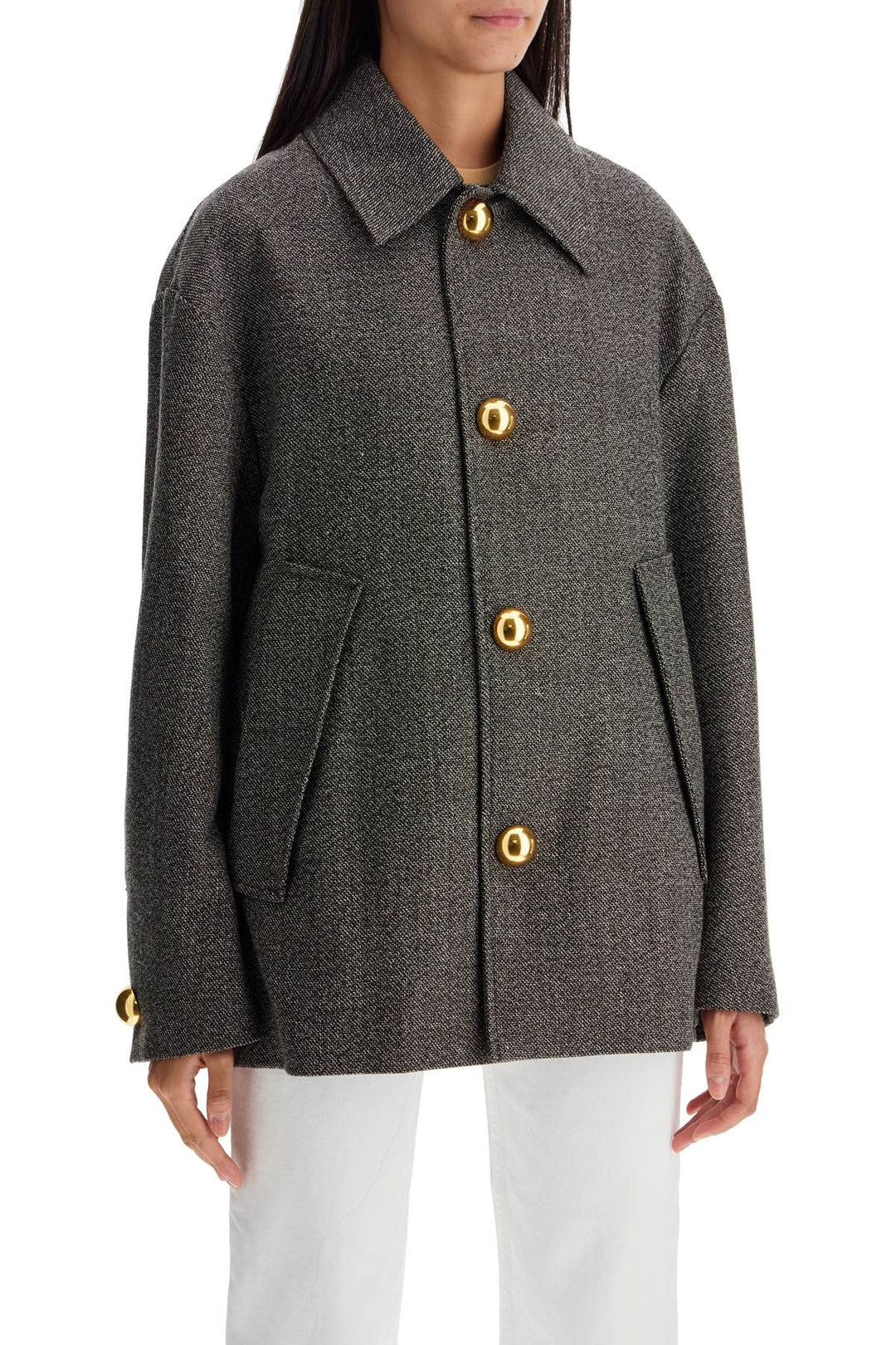 boxy wool and cotton blend jacket-1