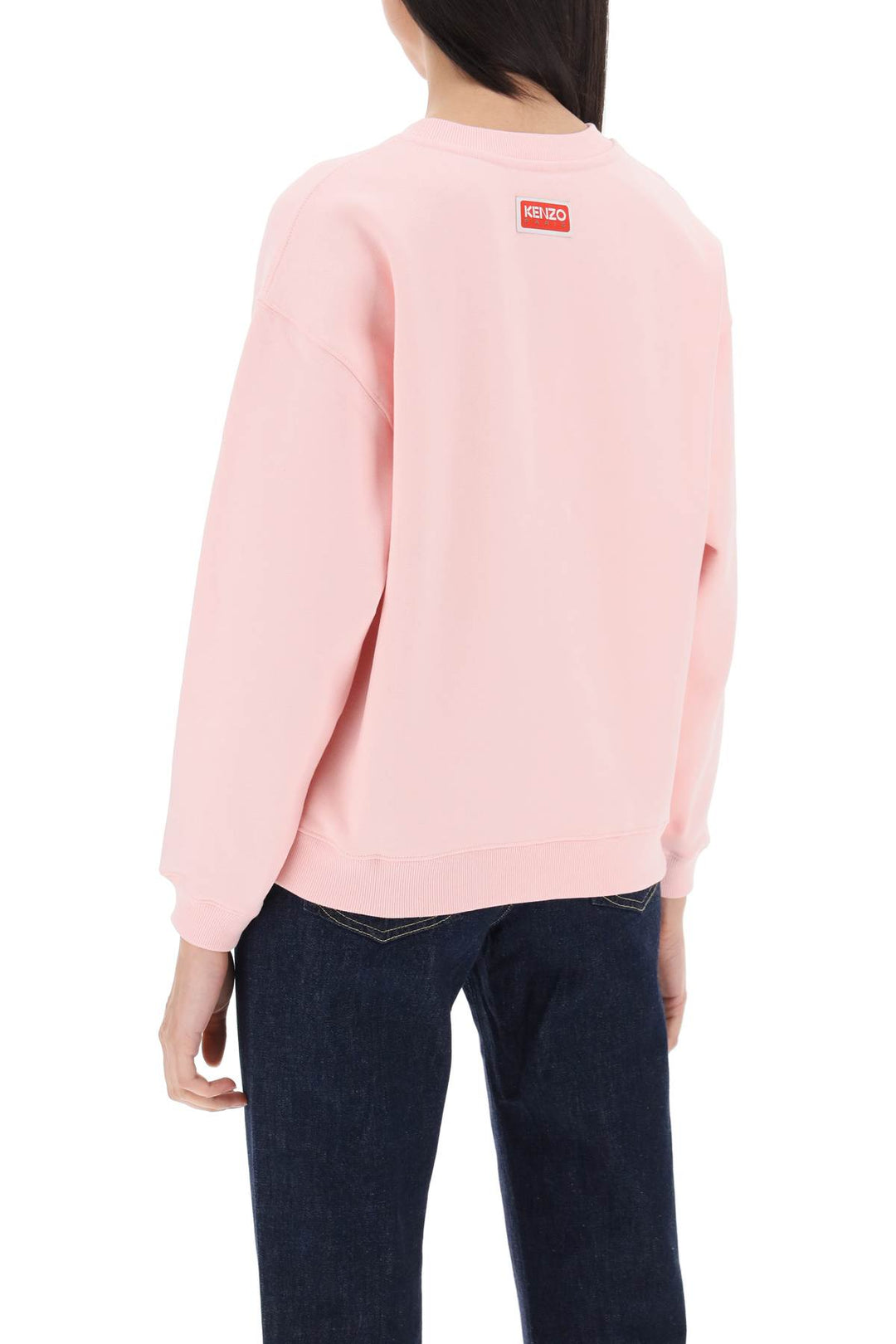 bokè flower crew-neck sweatshirt-2