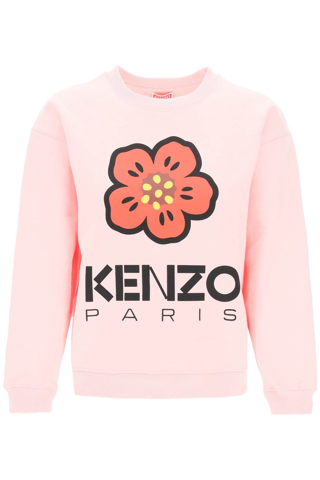 bokè flower crew-neck sweatshirt-0