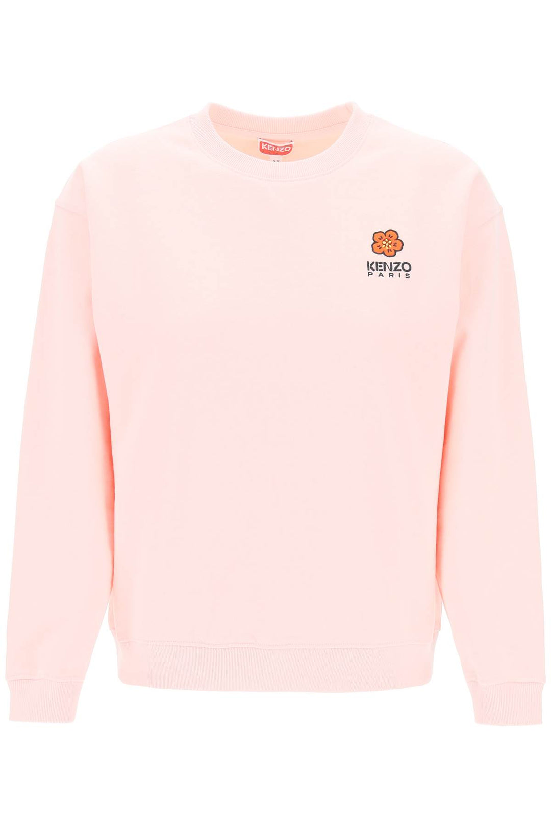 crew-neck sweatshirt with embroidery-0