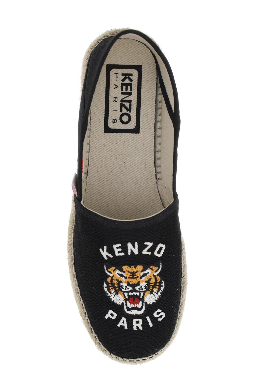 canvas espadrilles with logo embroidery-1