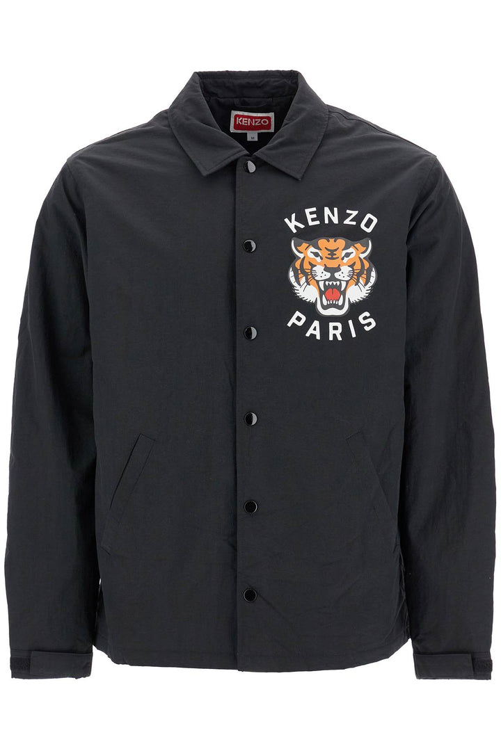 lucky tiger nylon overshirt for-0