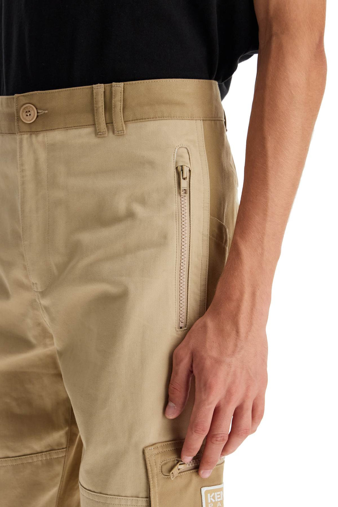 cotton cargo pants for men-3