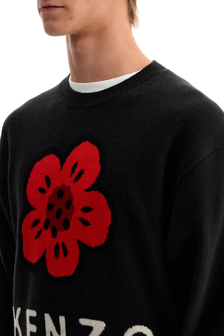 boke flower wool sweater-3