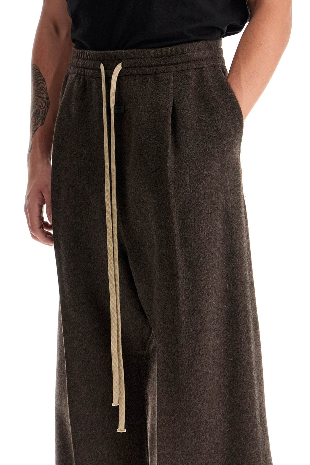 brushed wool trousers-3