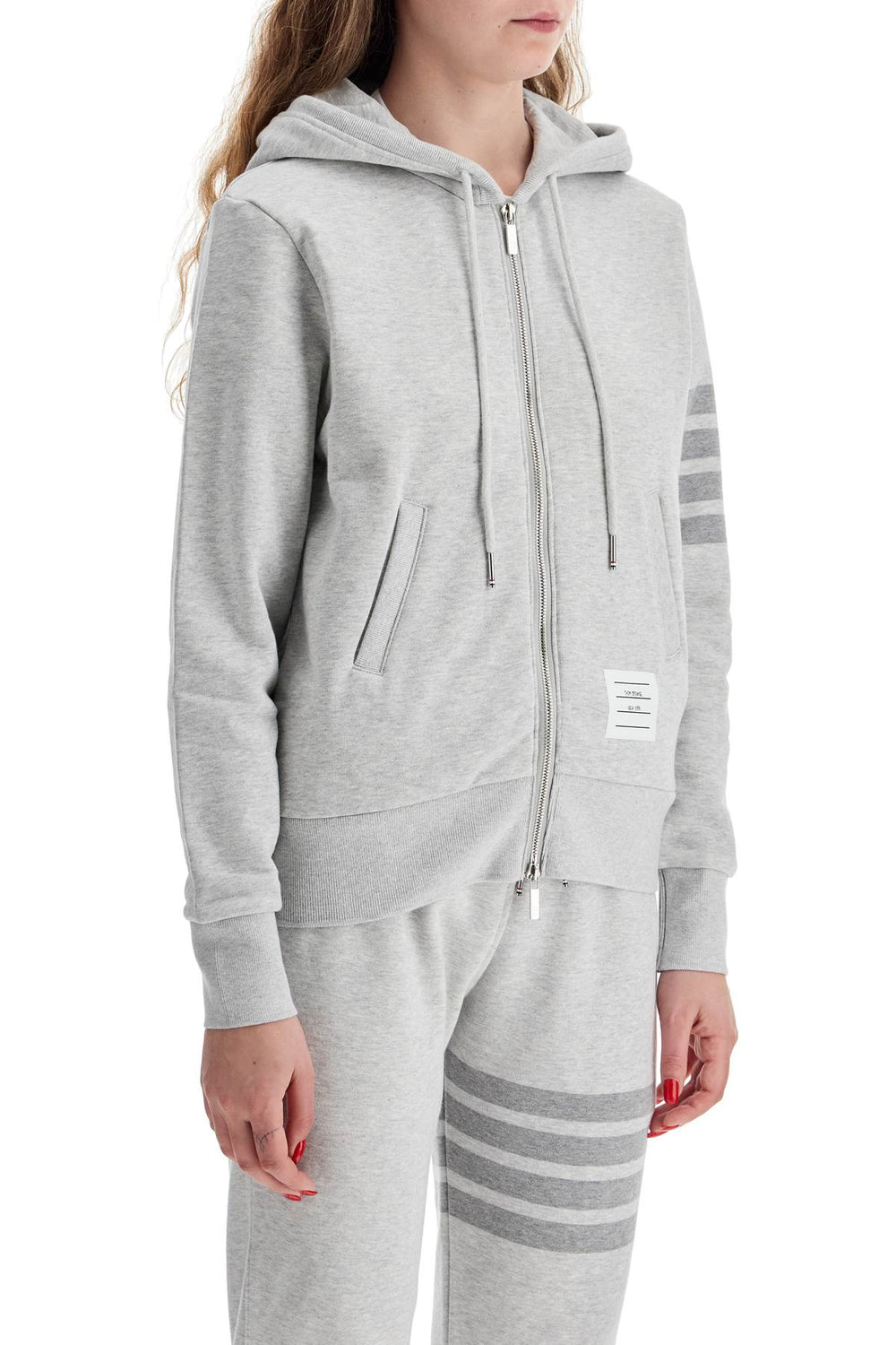 4-bar hoodie with zipper and-1