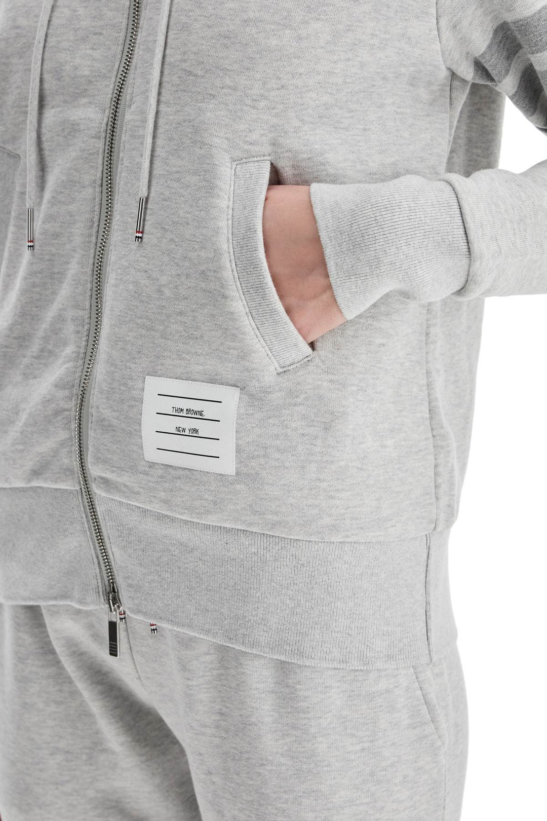 4-bar hoodie with zipper and-3