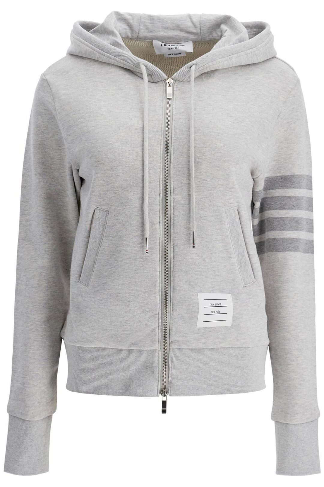 4-bar hoodie with zipper and-0