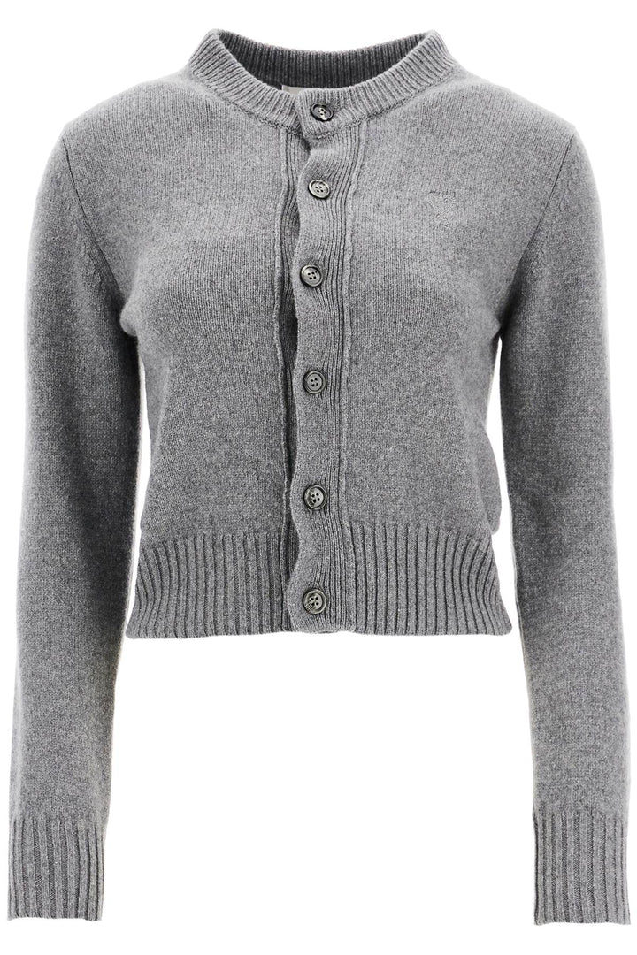 cashmere crewneck cardigan-0