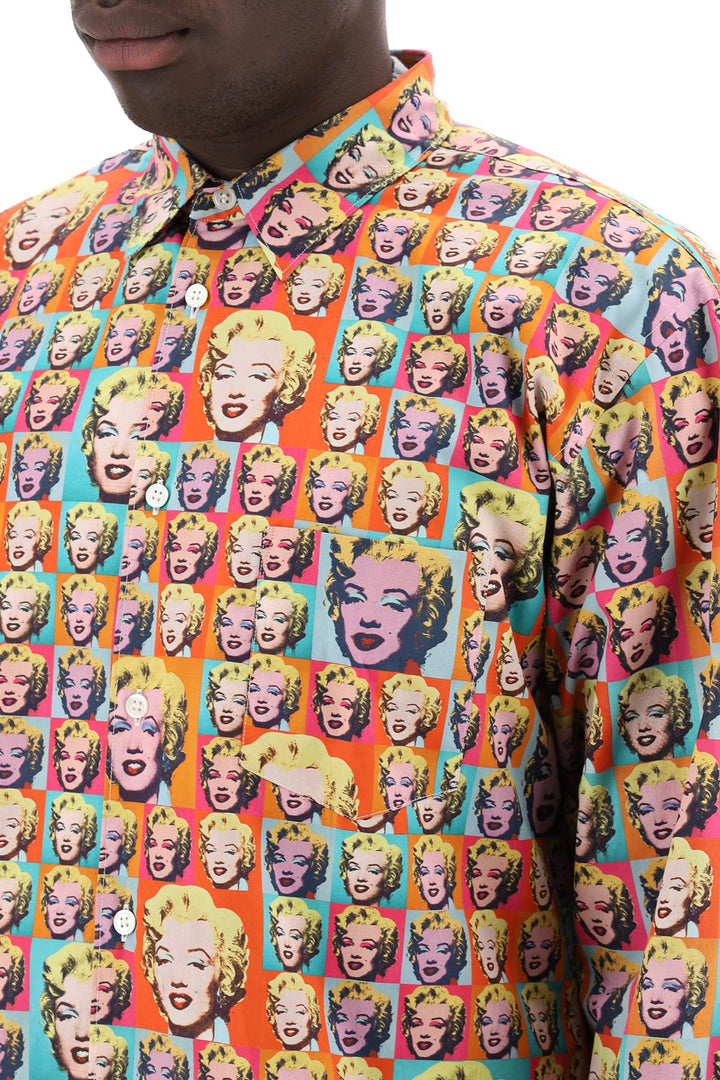 Comme des garcons shirt marilyn monroe printed shirt-3