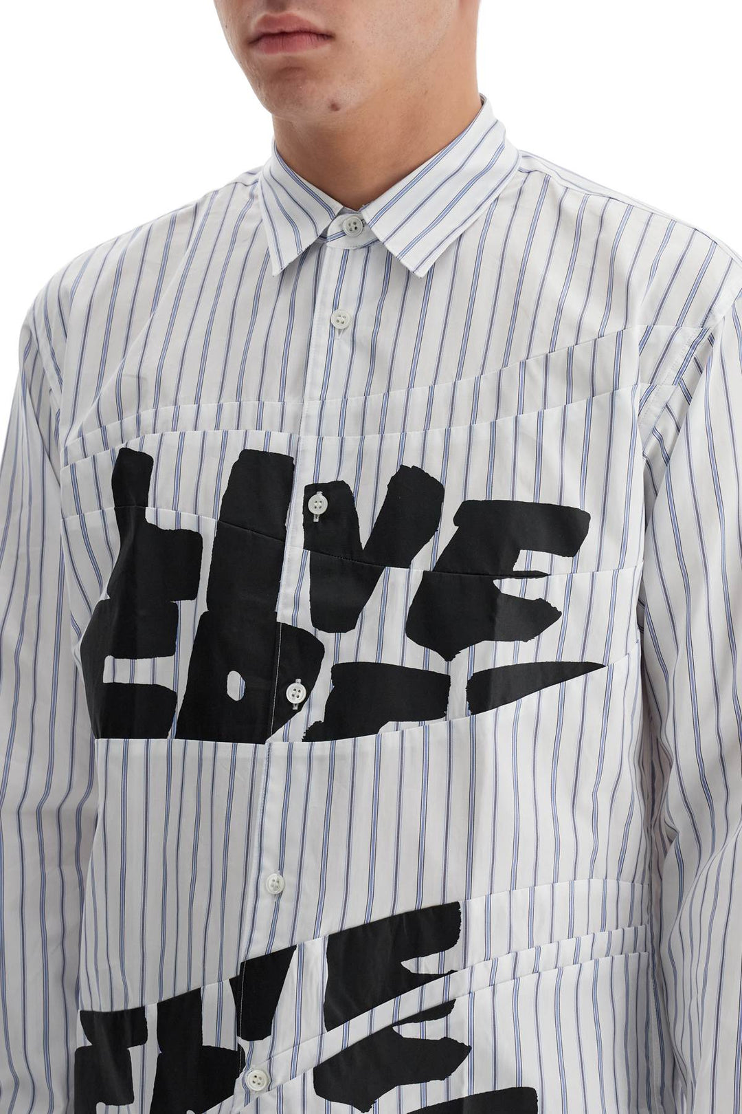 "live free printed shirt"-3