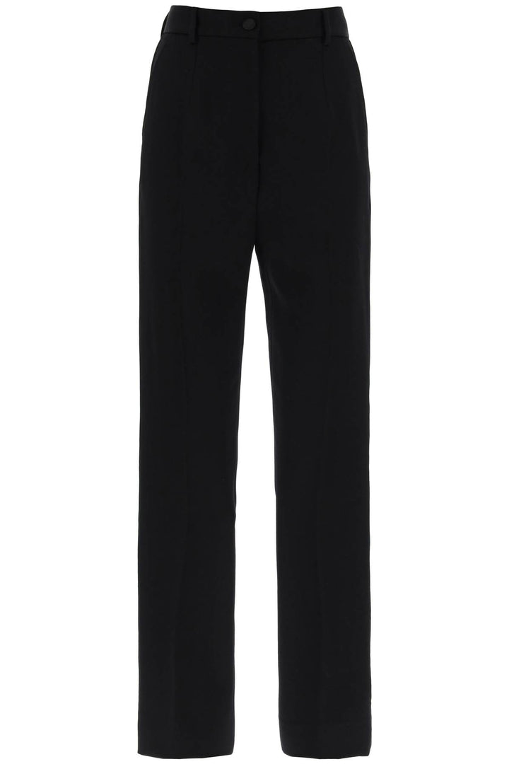 wool gabardine cigarette pants.-0