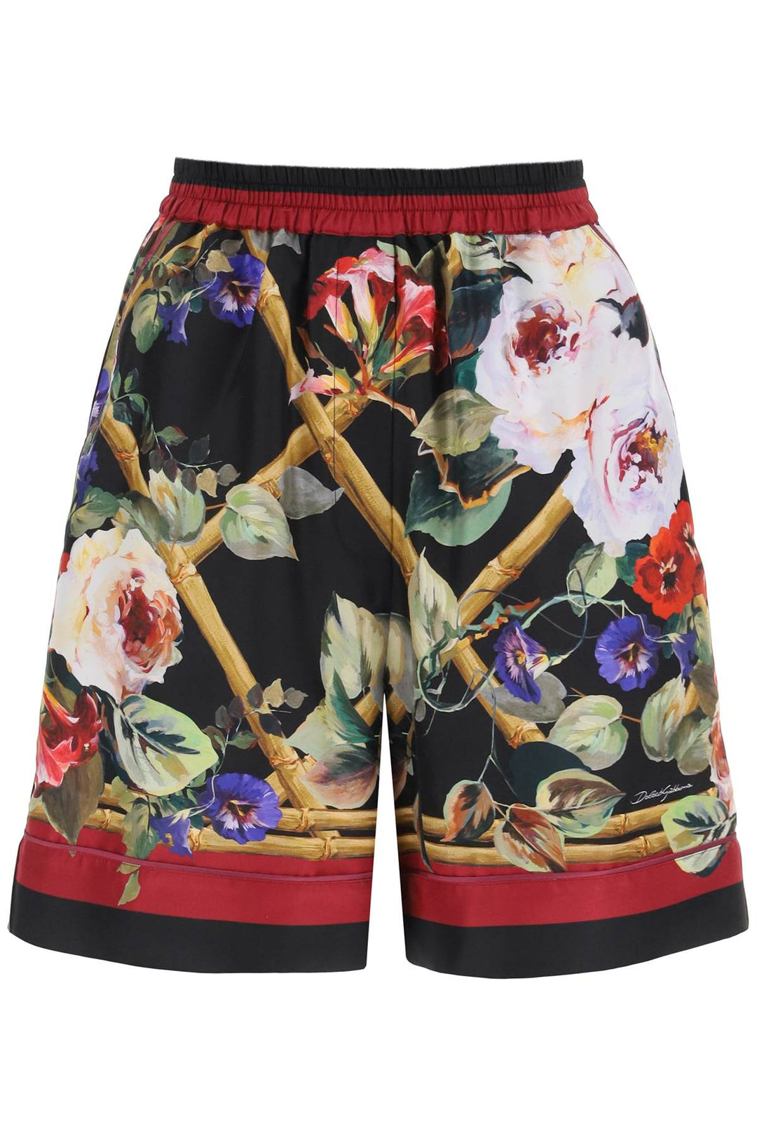 rose garden pajama shorts-0