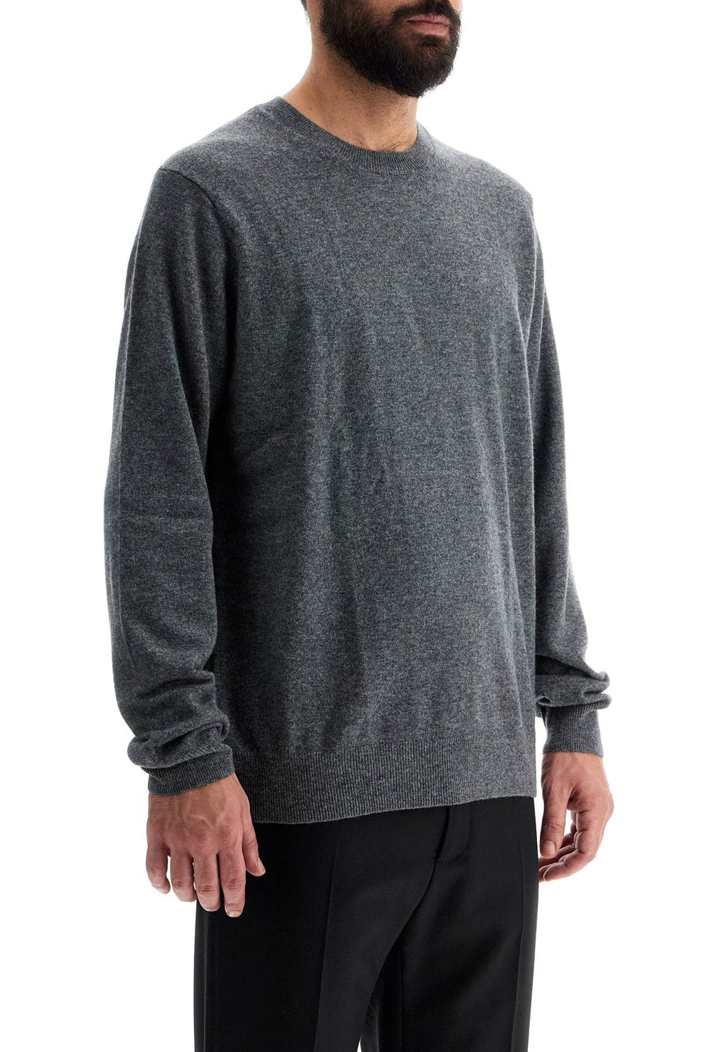 wool crewneck pullover-1