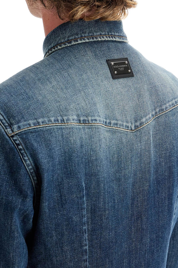 denim stretch shirt for men-3