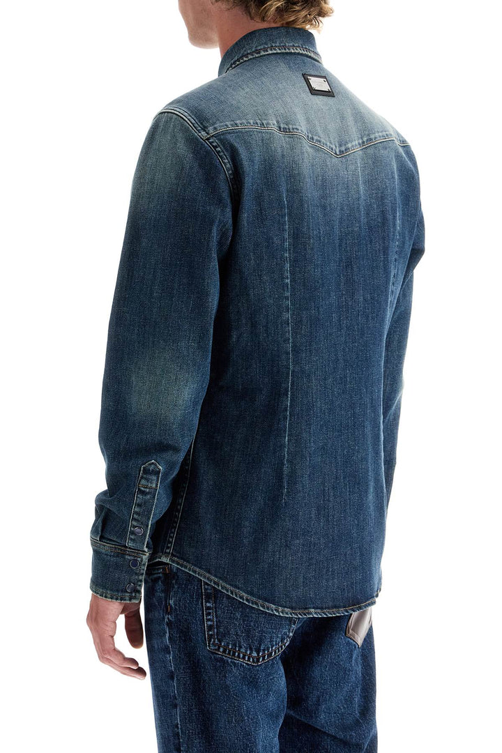 denim stretch shirt for men-2