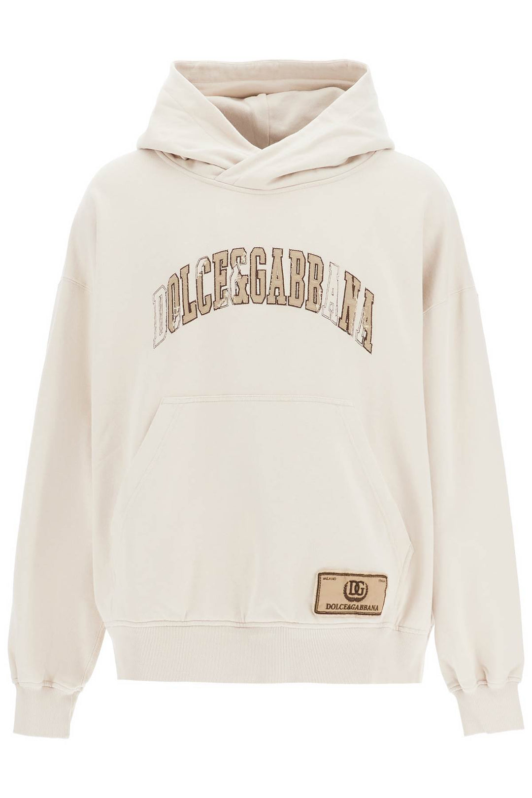 hooded sweatshirt with embroidered logo-0