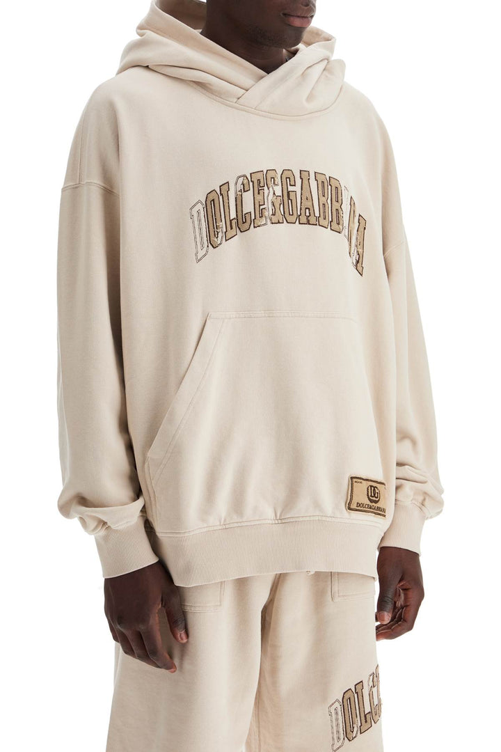 hooded sweatshirt with embroidered logo-1