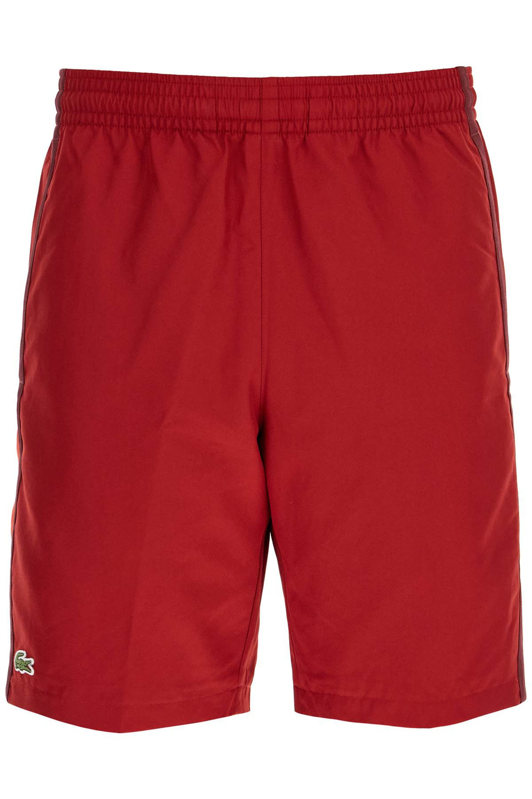 sporty color block bermuda shorts-0