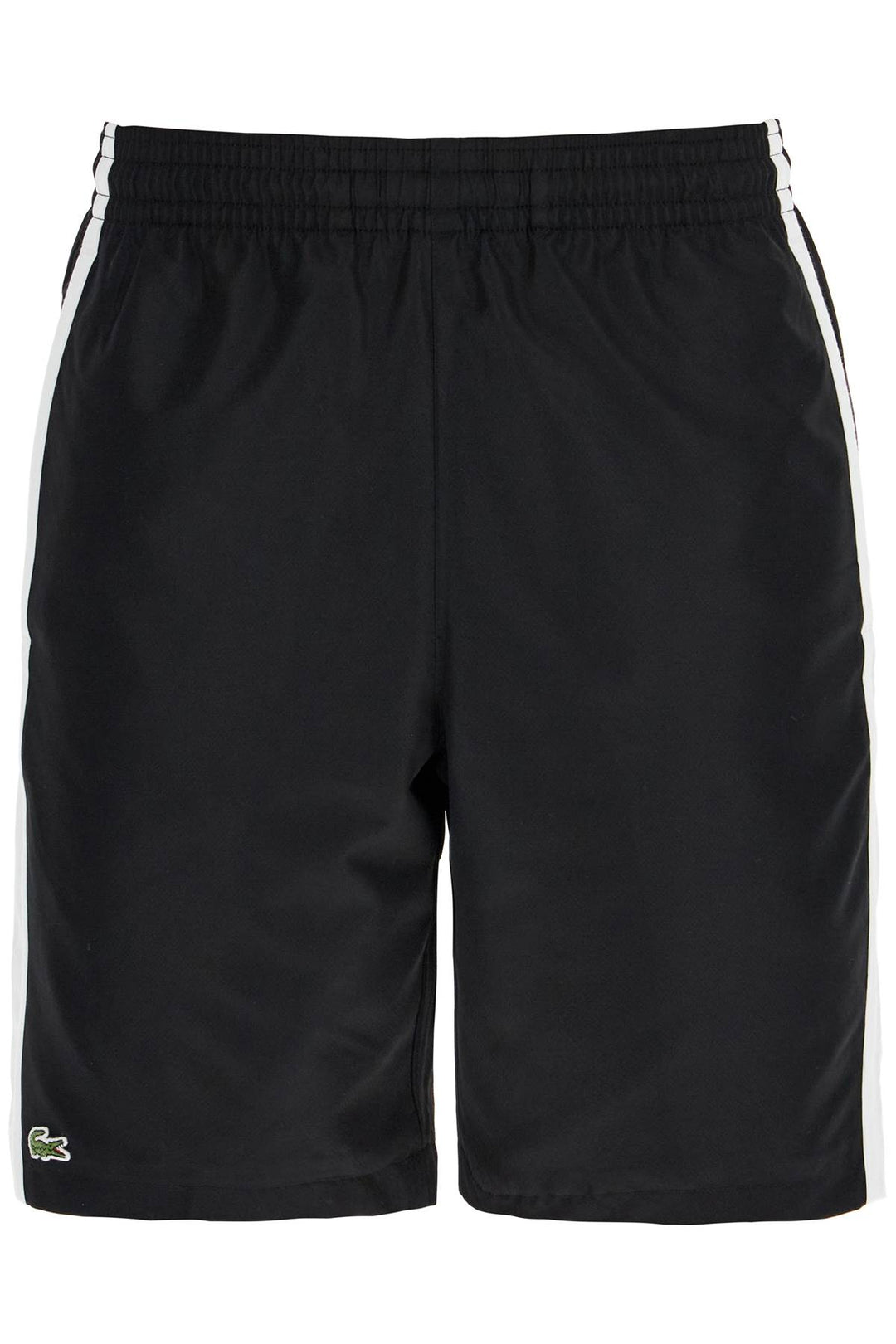 sporty color block bermuda shorts-0