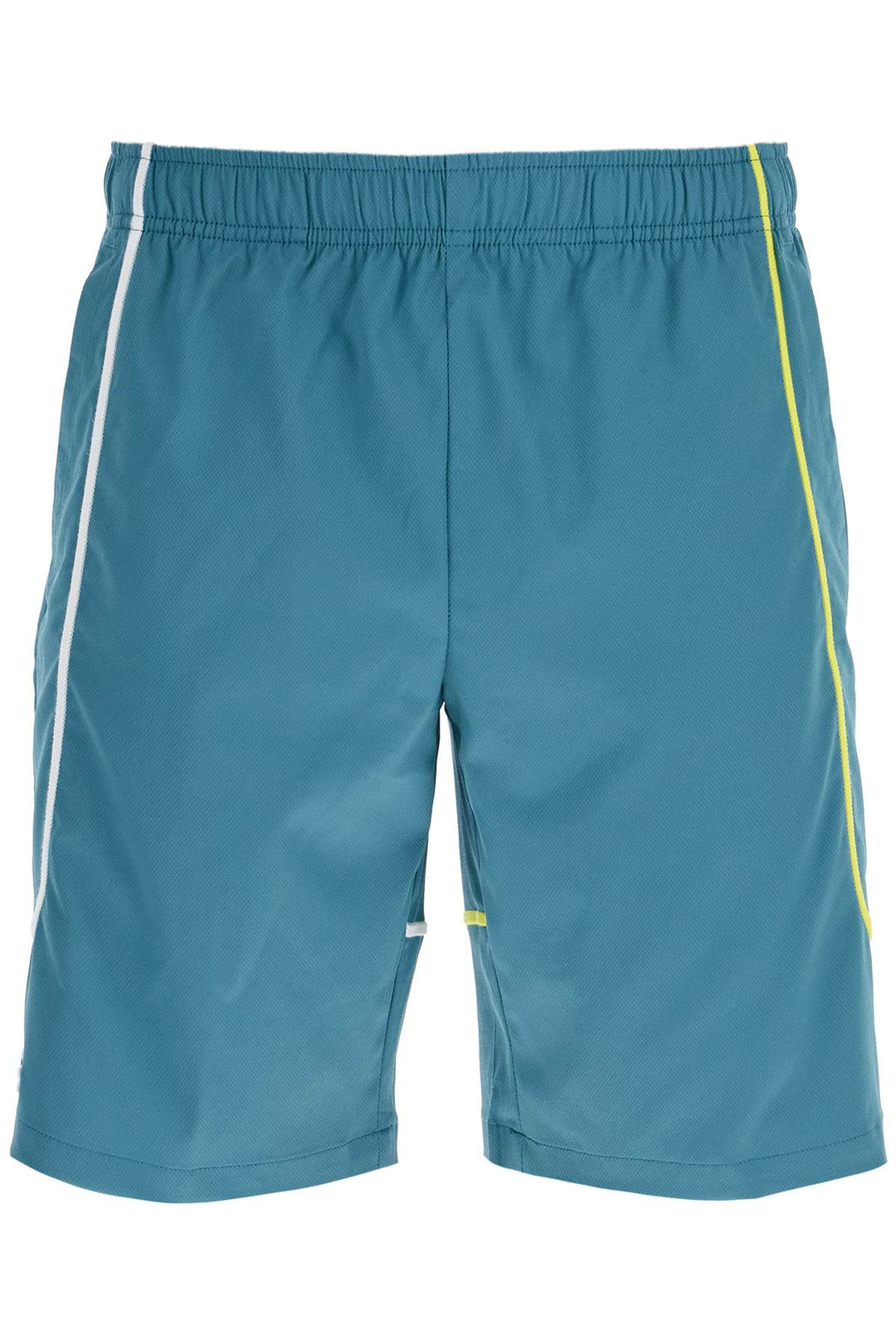 sporty bermuda shorts with contrasting stitching-0