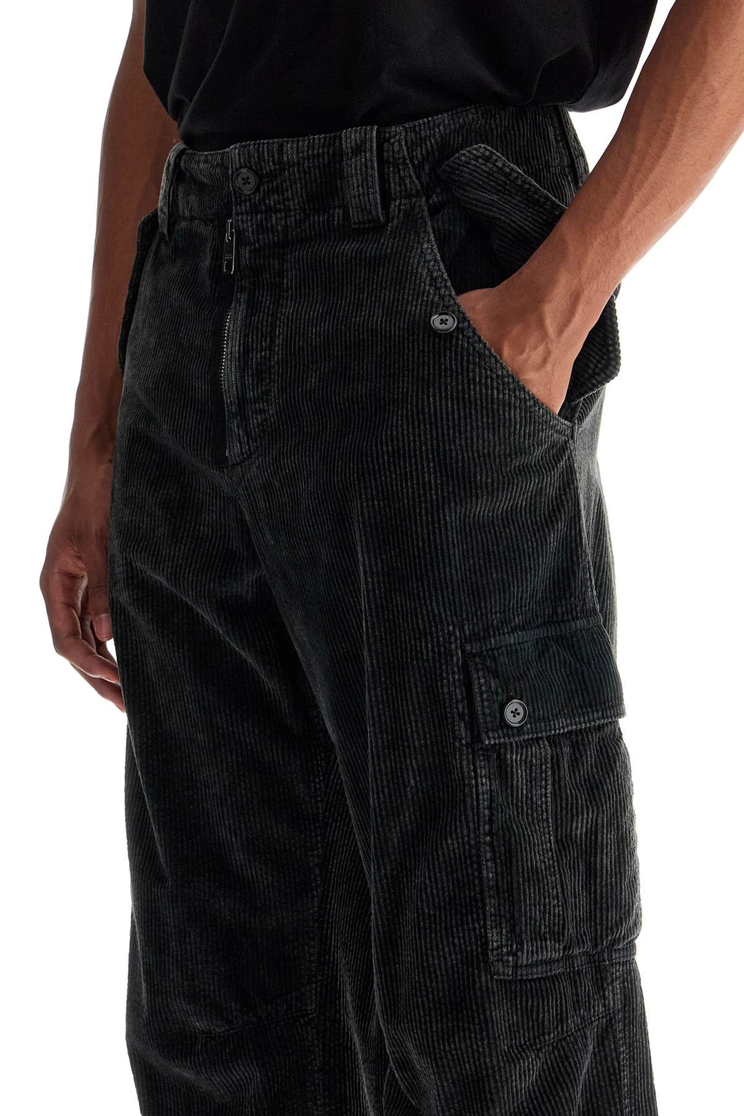 corduroy cargo pants-3