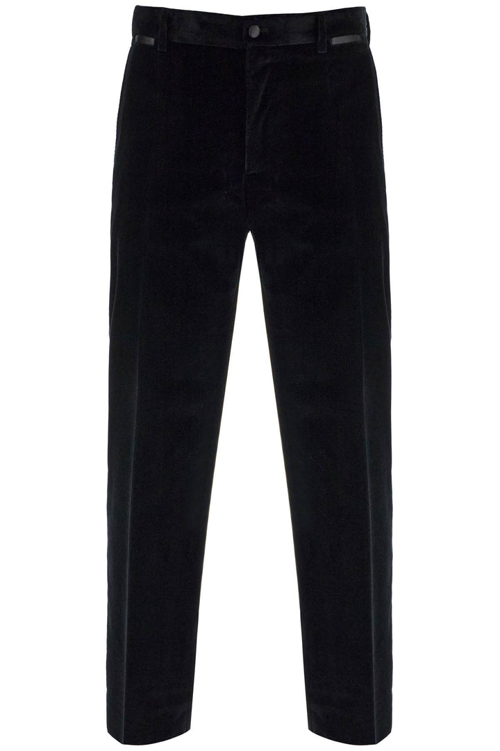 velvet tuxedo pants-0